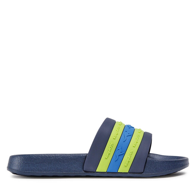 KangaRoos Papucs KangaRoos Kangaslide Kids 18556 000 4054 Dk Navy/Lime