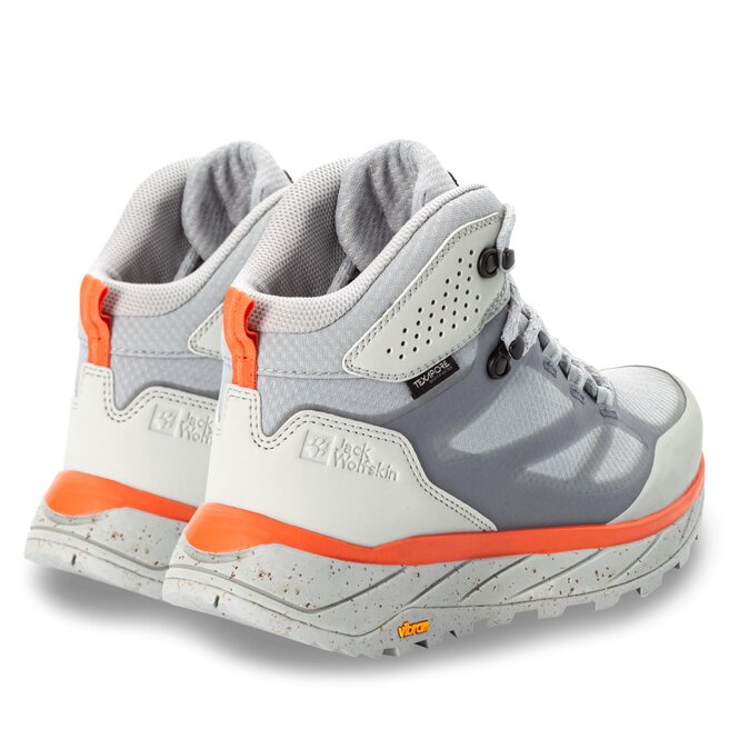 Jack Wolfskin Bakancs Jack Wolfskin Terraventure Texapore Mid W 4049991 Silver Grey
