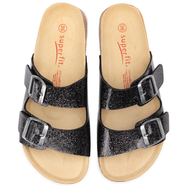 Superfit Papucs Superfit 8-00111-01 D Schwarz Kombi