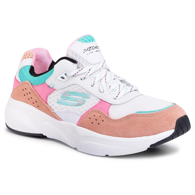 grueso Desde allí Ruidoso Sneakers Skechers Charted 13019/WPKB White/Pink/Blue • Www.zapatos.es