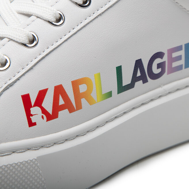 KARL LAGERFELD Sneakers KARL LAGERFELD KL62226 White Lthr w/Multi