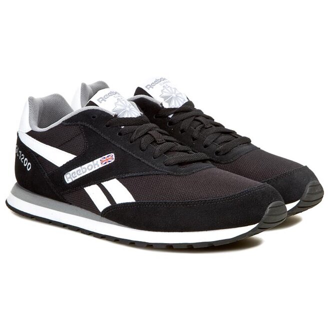 Reebok Gl 1200 M46726 Black Flat Grey White epapoutsia.gr
