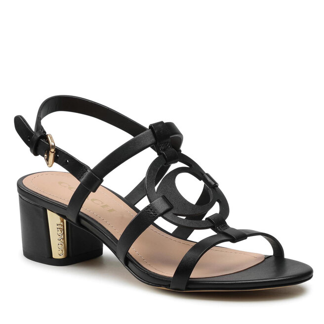 Sandale Coach Edina Leather Sandal C4340 Black