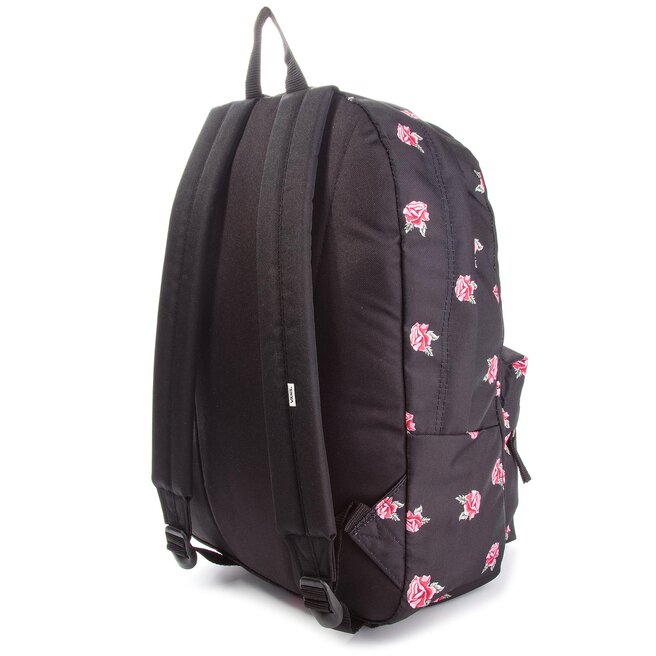 black vans with black roses