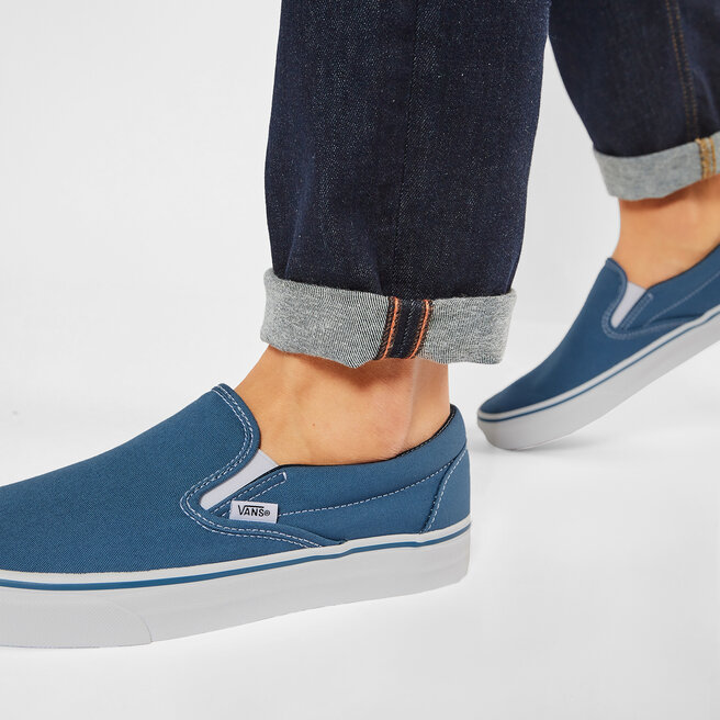 Tenisówki Vans Classic Slip-On VN-0ENVY Niebieski - kobiece