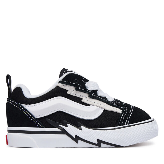 Tenisówki Vans Knu Skool Elastic Lace Bo VN000YZYBA21 Czarny - chłopięce