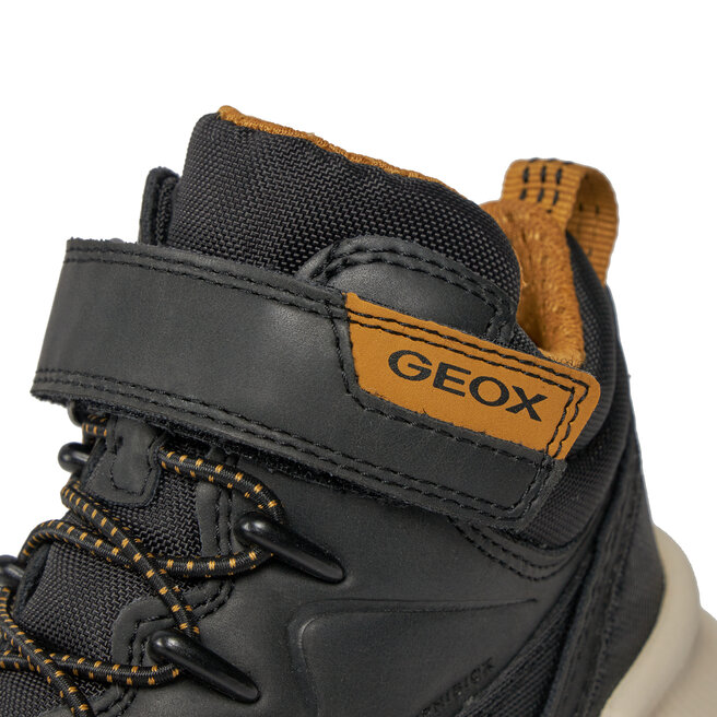 Geox Flexyper Plus sneakers cognac Bruin Jongens Imitatieleer