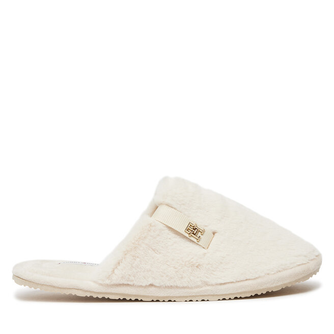 Kapcie Tommy Hilfiger Trenerzy Confort Home - Biały