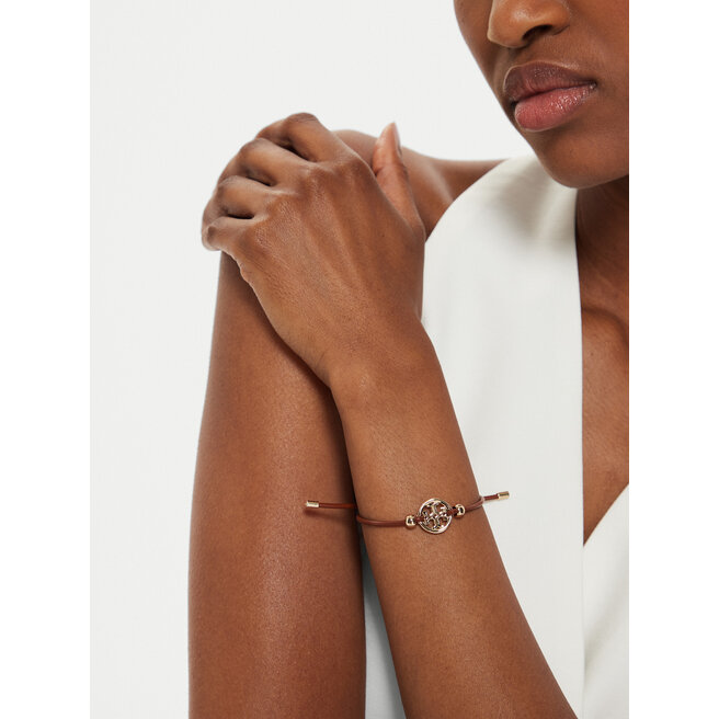 Bransoletka Tory Burch Miller Slider Bracelet - Brązowy