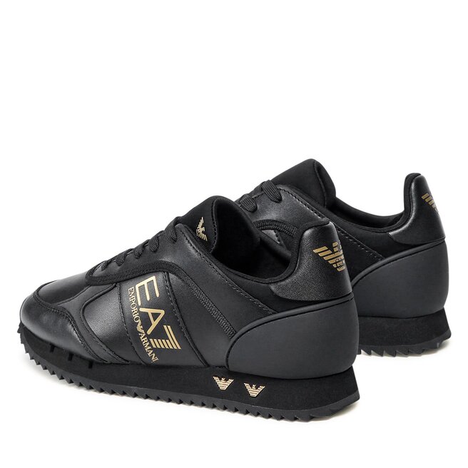 EA7 Emporio Armani Sneakersy EA7 Emporio Armani X8X119 XK291 R384 Triple Blk/Gold Eobu