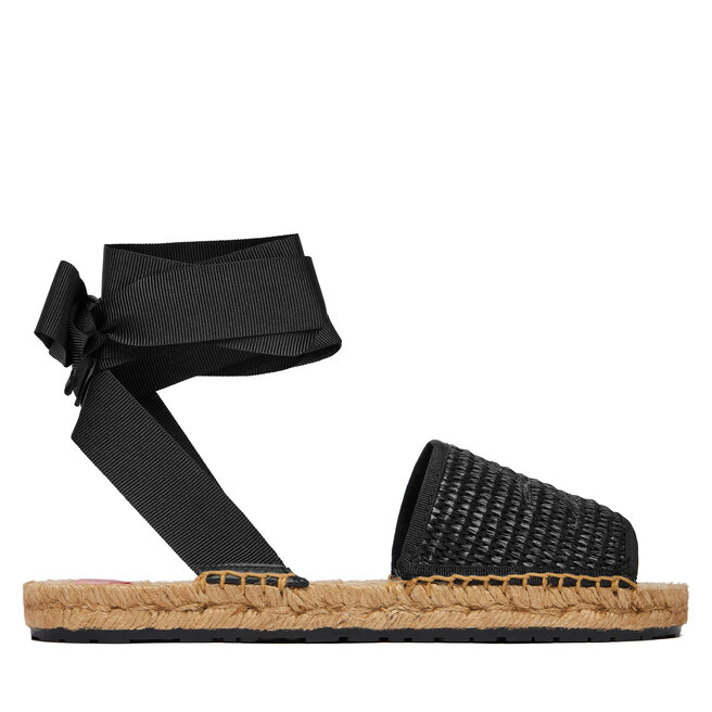 Espadryle LOVE MOSCHINO JA16222G0OJR100A Czarny - kobiece
