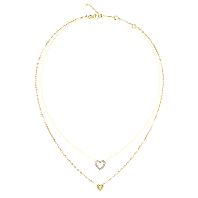 Naszyjnik Guess JUBN05 - Złoty