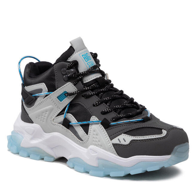 Sneakers Big Star ShoesBig Star Shoes KK274386 Black/Grey/Blue