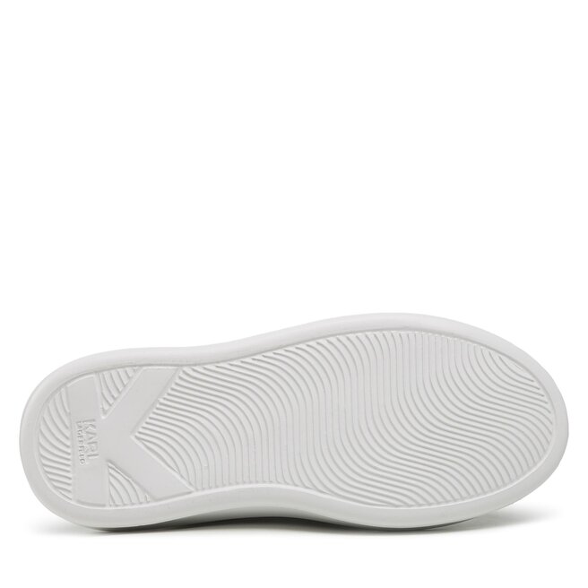KARL LAGERFELD Сникърси KARL LAGERFELD KL62576K White Lthr W/Silver