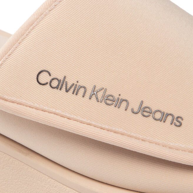 Calvin Klein Jeans Чехли Calvin Klein Jeans One-Strap YW0YW00672 Tuscan Beige AF6