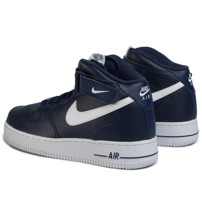 Nike air force 1 mid navy blue clearance