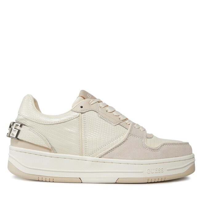 Sneakersy Guess Ancona Low FMPANC - Biały
