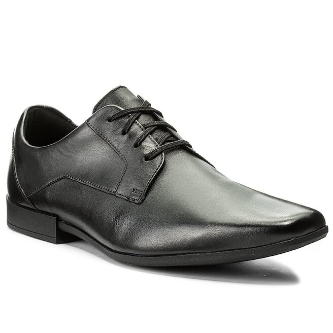 Zapatos Clarks Glement Lace Black Leather | zapatos.es