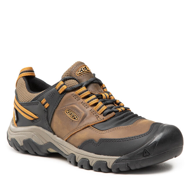Παπούτσια πεζοπορίας Keen Ridge Flex Wp M 1025667 Bison/Golden Brown
