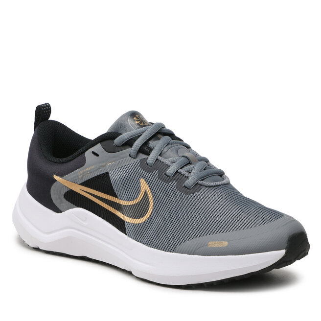 Παπούτσια Nike Downshifter 12 Nn (Gs) DM4194 005 Cool Grey/Metallic Gold/Black
