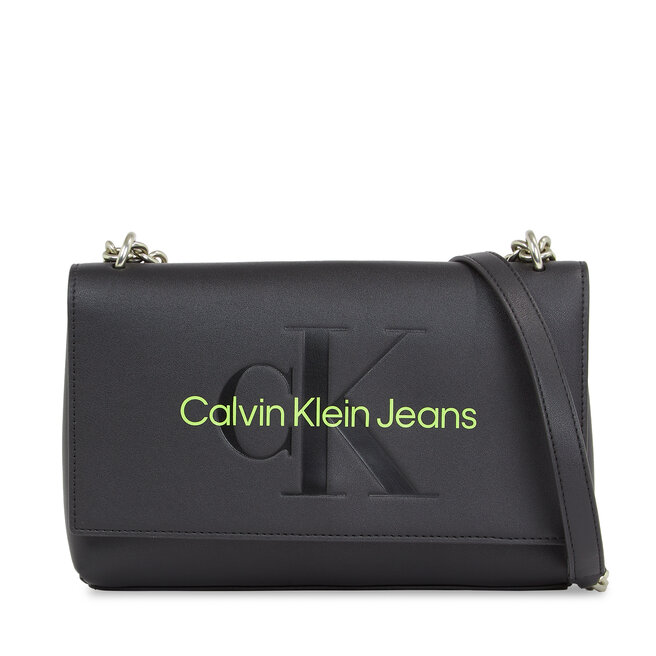 Torebka Calvin Klein Jeans Sculpted Ew Flap Conv25 Mono - Czarny