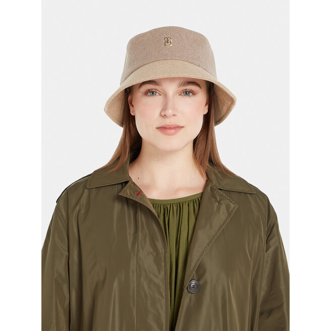 Tommy Hilfiger Kalap Tommy Hilfiger Limitless Chic Bucket Hat AW0AW15295 Merino ABO