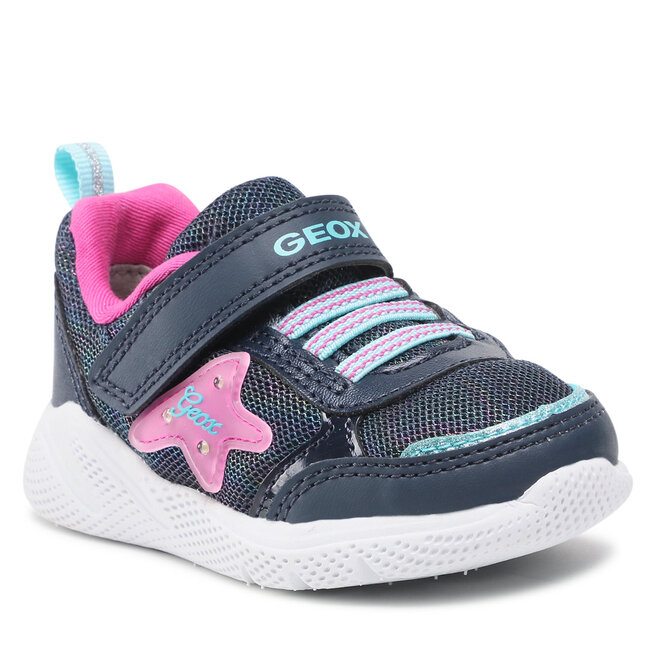 Sneakers Geox B Sprintye G. D B254TD 01454 C4268 M Navy/Fuchsia