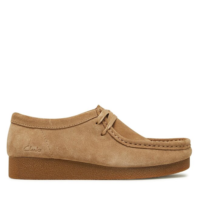 Półbuty Clarks WallabeeEvoSh - Beżowy