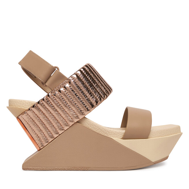 Sandały United Nude Delta Wedge Puffier 10988971188 Beżowy - kobiece