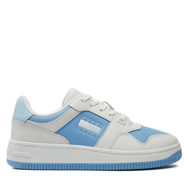 Sneakersy Tommy Jeans Tjw Retro Basket Tonal Logo - Niebieski