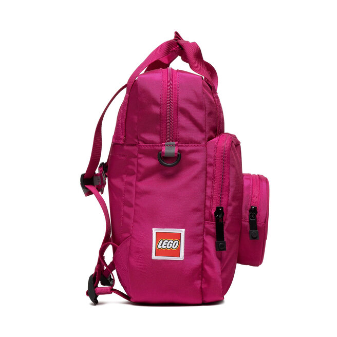 LEGO Ruksak LEGO Brick 1x1 Kids Backpack 20206-0124 Bright Red Violet