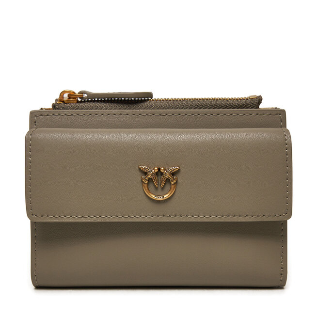 Duży Portfel Damski Pinko Compact Wallet . 103612 - Szary