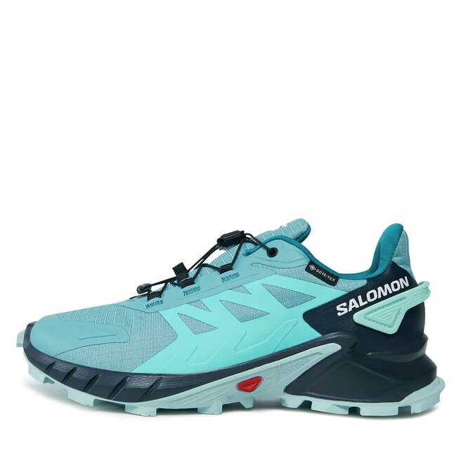 Salomon Boty Salomon Supercross 4 GORE-TEX L47316900 Dusty Turquoise/India Ink/Blue Haze