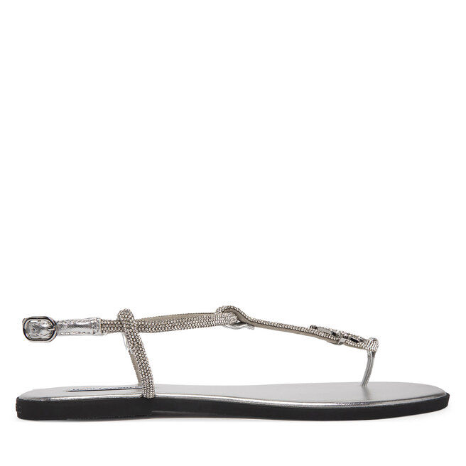 Sandały KARL LAGERFELD Olympia II KL87416 Srebrny - kobiece