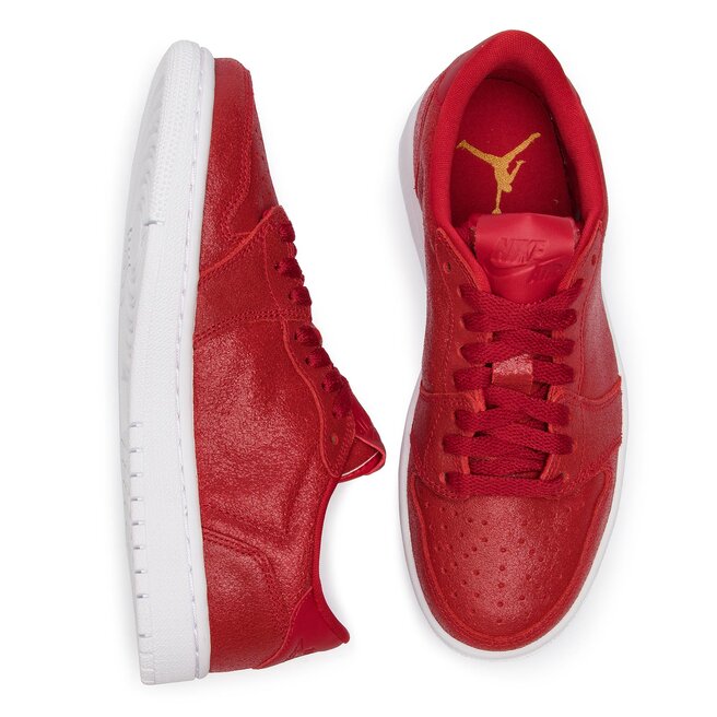 white gym red metallic gold