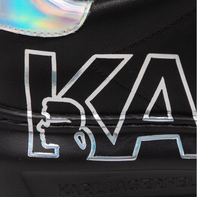 KARL LAGERFELD Sneakers KARL LAGERFELD KL62511I Black Lthr W/Iridescent