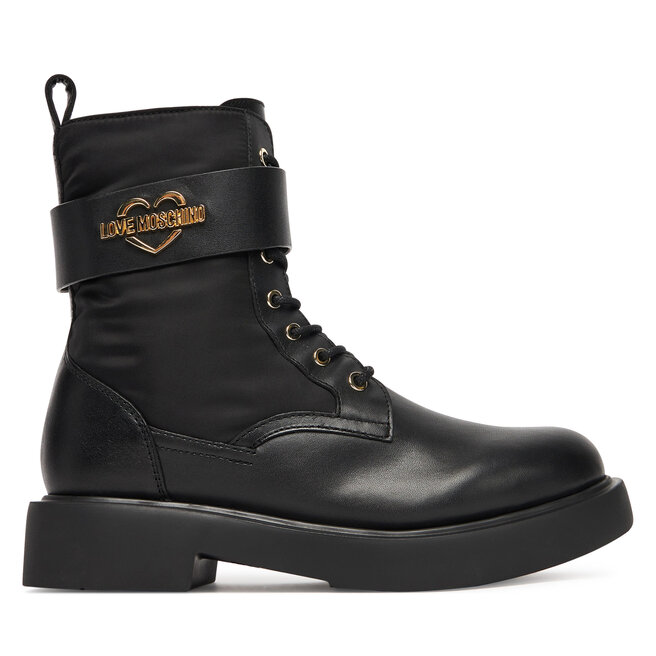 Botki LOVE MOSCHINO - Czarny