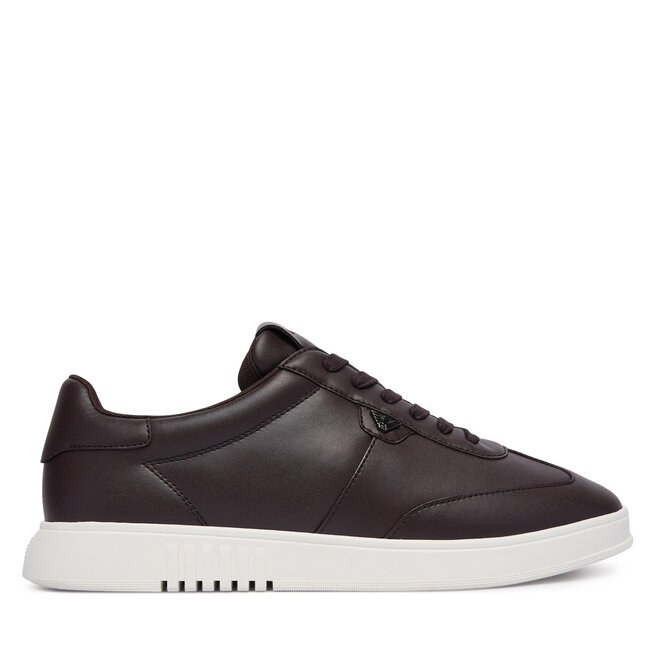 Sneakersy Emporio Armani EM003062 AF20004 U6030 Brązowy ciemny - męskie