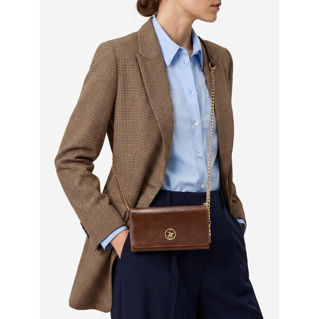 Portfel Beverly Hills Polo Club CEO-BHPC-W1-001-SS26 Bordowy -