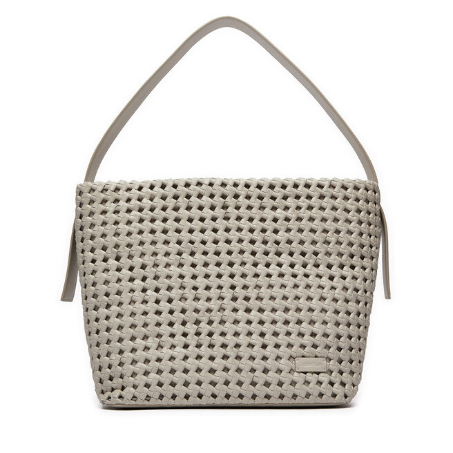 Torebka Calvin Klein Ck Braided Medium Shopper - Szary