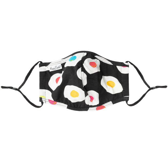 Happy Socks Текстилна маска Happy Socks EGS122-9300 Черен