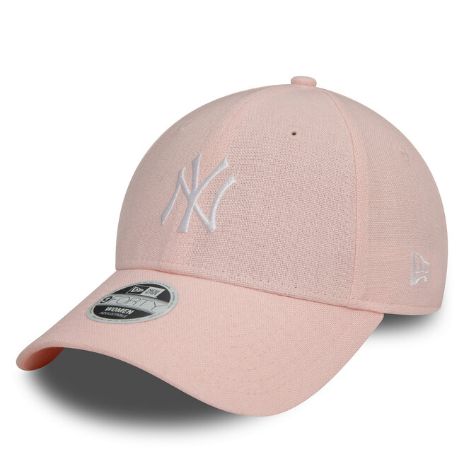 Czapka z daszkiem New Era Wmns Mlb Linen 940 Nyy - Różowy