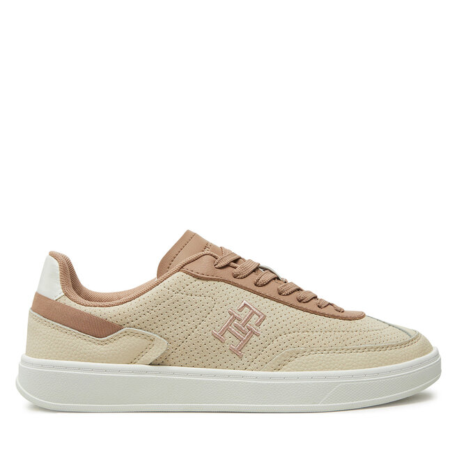 Sneakersy Tommy Hilfiger Th Heritage Sneaker Perf - Beżowy