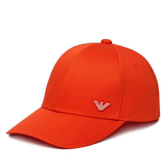 Czapka z daszkiem Emporio Armani EX000004 AF12603 - Pomarańczowy