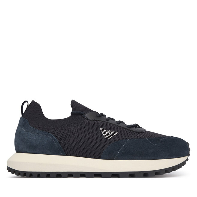 Sneakersy Emporio Armani EM003739 AF19724 Granatowy