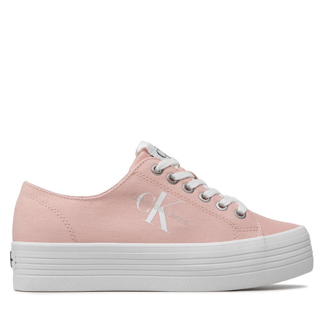 calvin klein jeans vulcanized flatform laceup