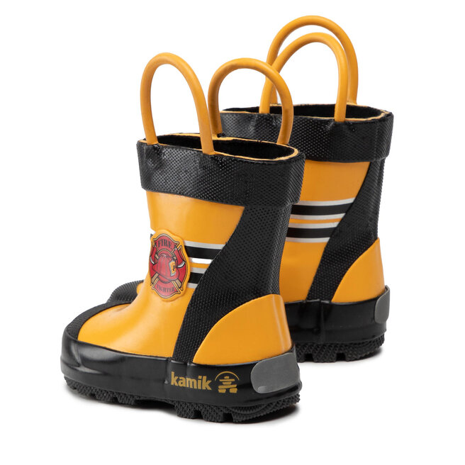 Kamik Cizme de cauciuc Kamik Fireman EK9111 Yellow