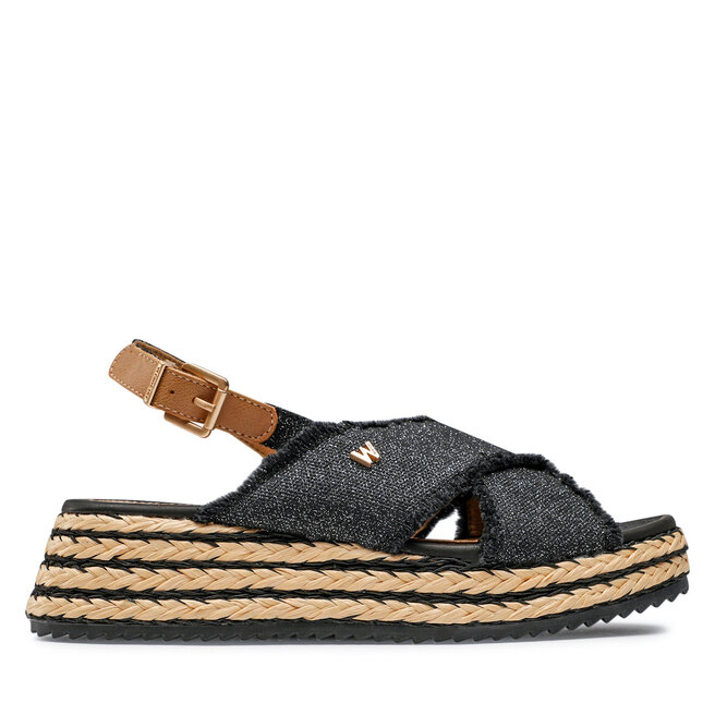 Wrangler Espadrilky Wrangler Kim Tex Cross WL21635A Black/Pewter 309