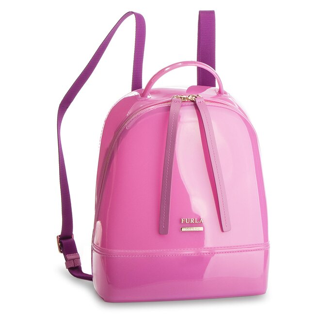 Furla pink backpack outlet