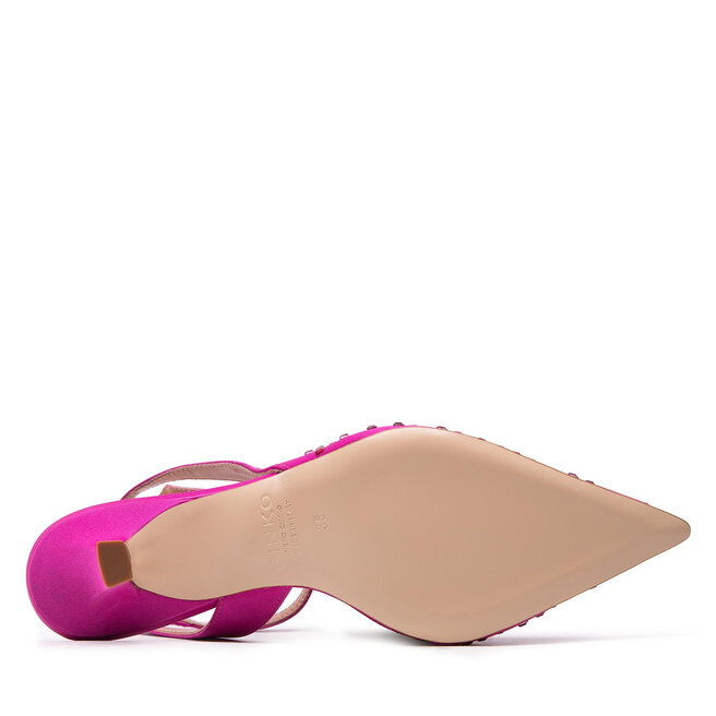 Pinko Sandales Pinko Menta Slingback AI 22-23 BLKS1 1H2137 A074 Fuchsia O28